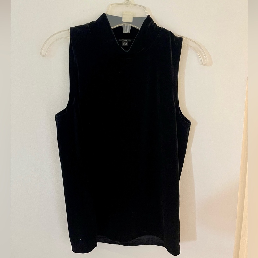 JCrew Velour Mock Neck